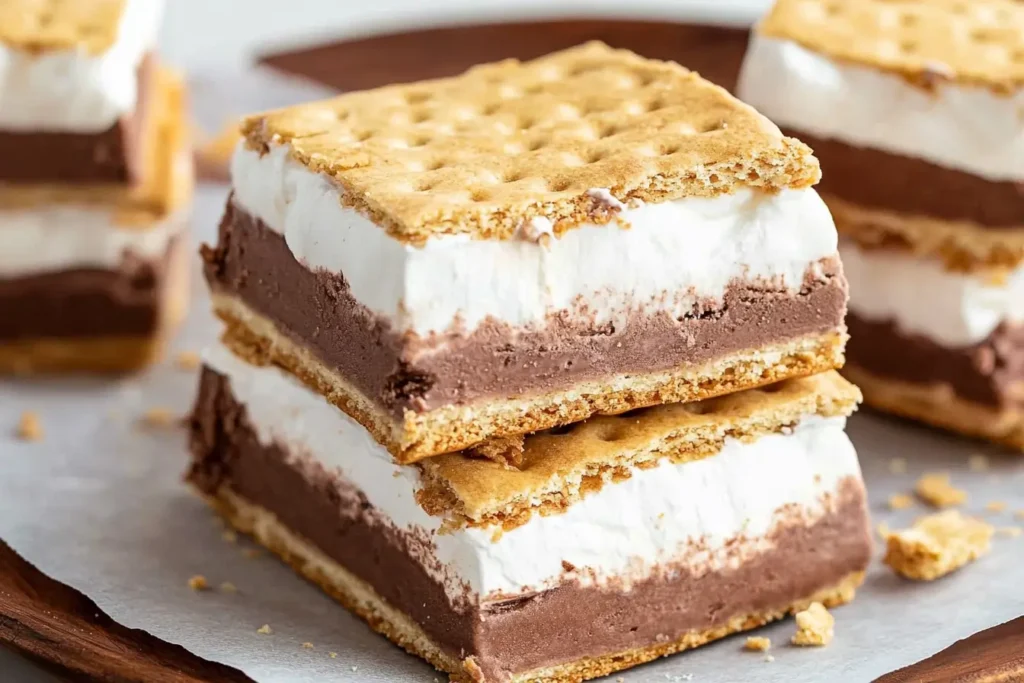 frozen s'mores dessert bars