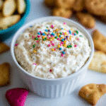 high protein dunkaroo dip recipe card layout
