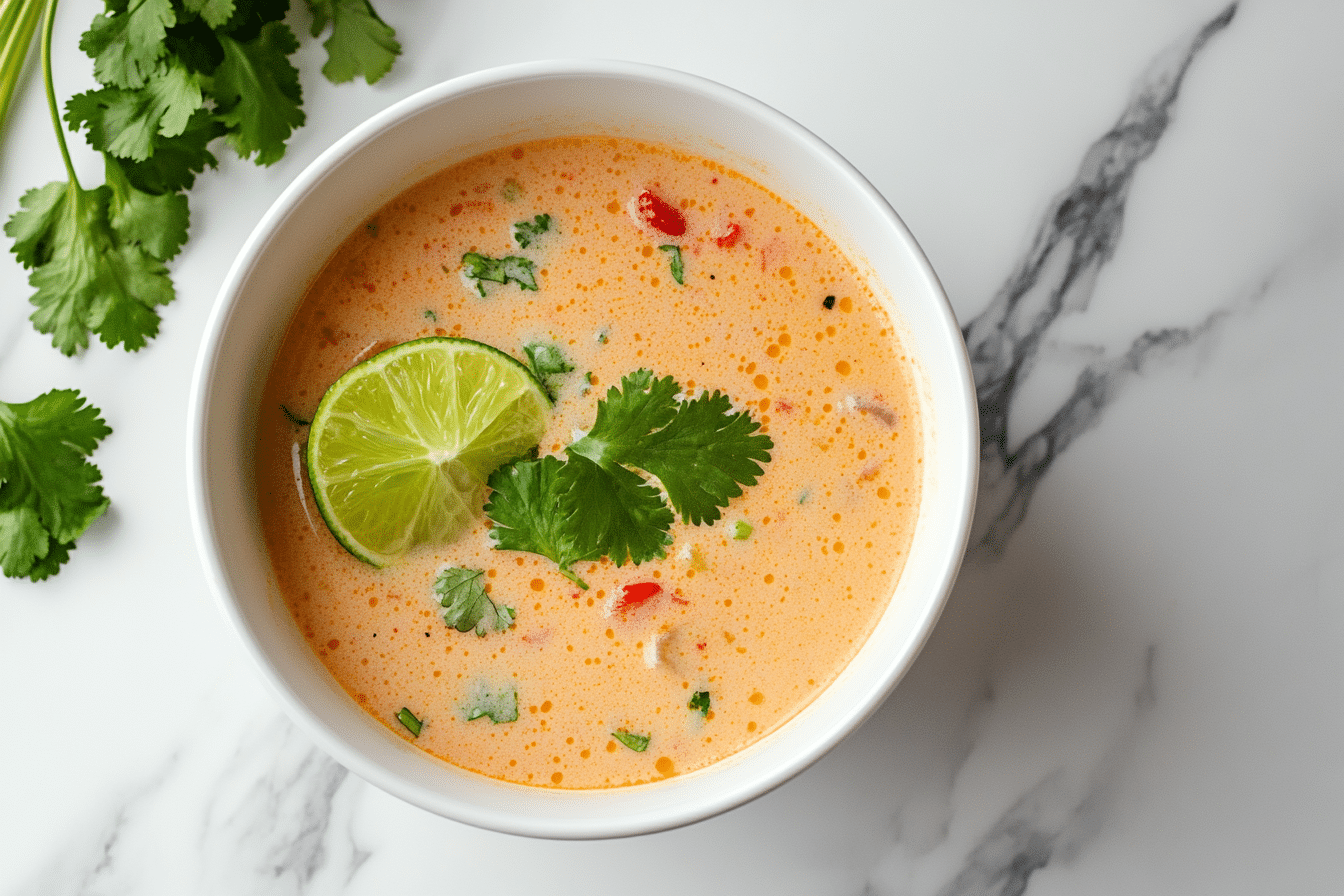 Thai coconut soup for Zepbound and keto diet