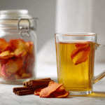 apple peel recipe for weight loss served in white mug