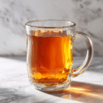 Bariatric seed recipe for weight loss served in a clear glass mug