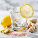 7 second ice water hack recipe with lemon and ice