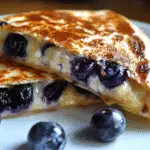 10-Minute Blueberry Breakfast Quesadilla