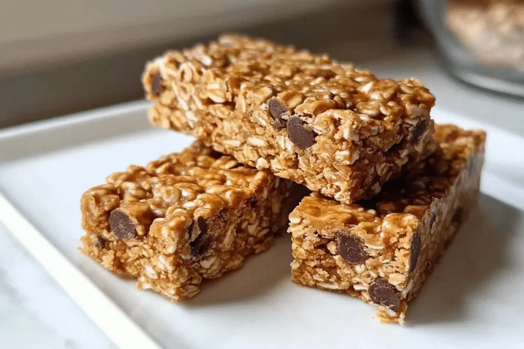 10-Minute Peanut Butter Protein Bars