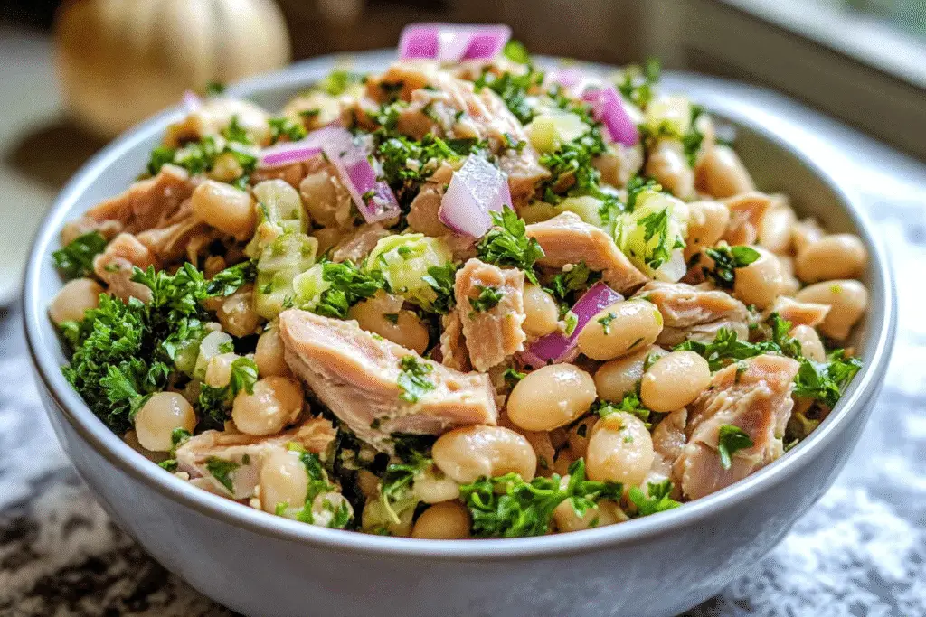 10-Minute Tuna White Bean Salad