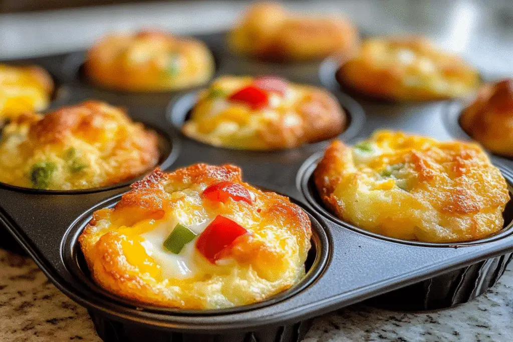10g Protein Fluffy Muffin Tin Egg Bites