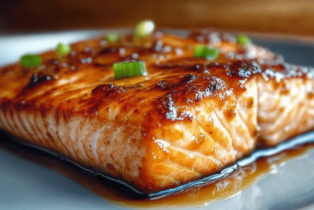 15-Minute Air Fryer Honey Glazed Salmon