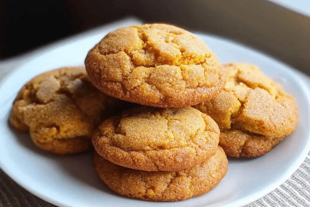 17-Minute Soft and Chewy Pumpkin Cookies