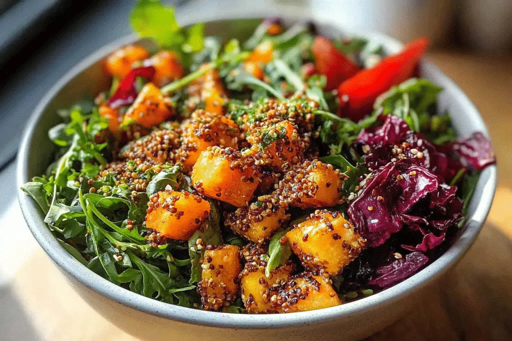 20 Minutes Plant Powered Greens Salad Bowl