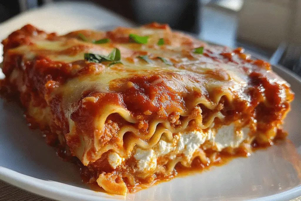 22g Protein Creamy Cottage Cheese Lasagna Roll Ups