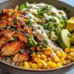 25-Min Street Corn Chicken Rice Bowl