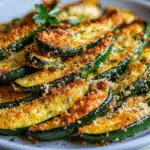 25 Minutes Crispy Parmesan Roasted Zucchini