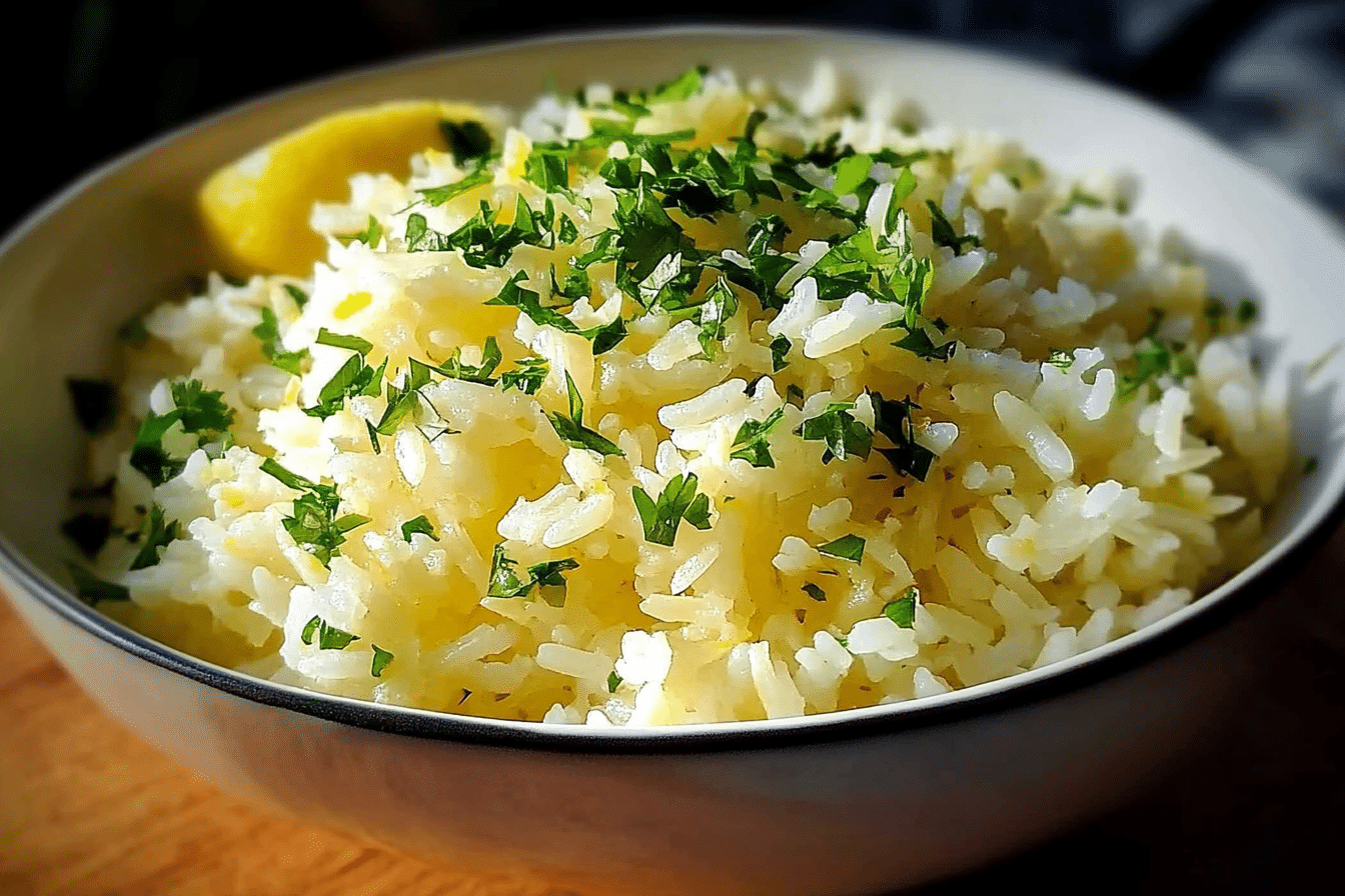 25 Minutes Mediterranean Lemon Rice