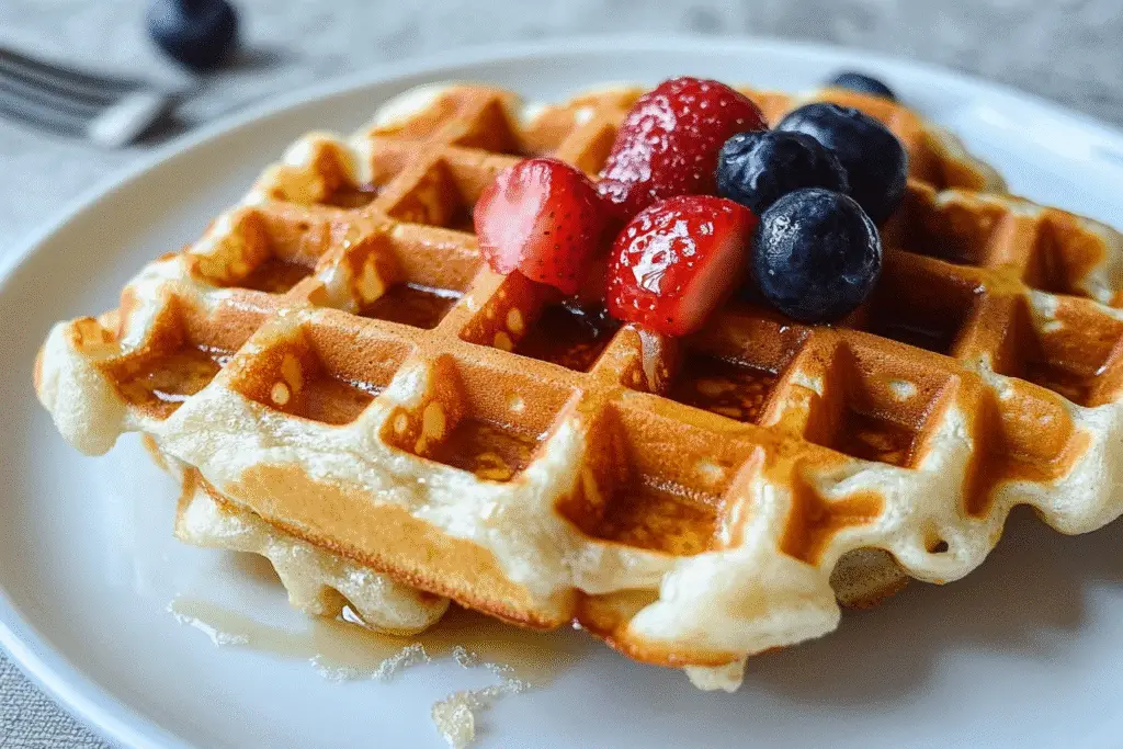 3-Ingredient Vegan Waffles