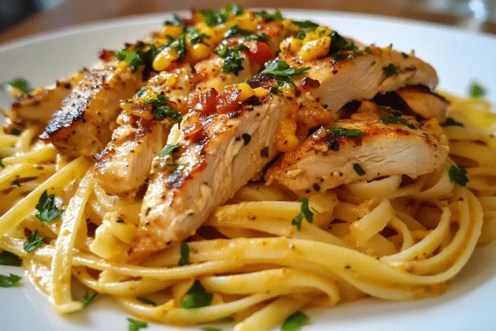 30-Minute Chicken Linguine with Cowboy Butter