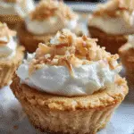 30 Minutes Coconut Cream Pie Cookie Cups