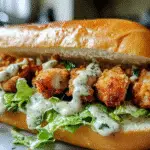 30 Minutes Crispy Chicken Caesar Sandwich