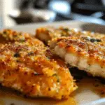 30 Minutes Crispy Dill Pickle Parmesan Chicken