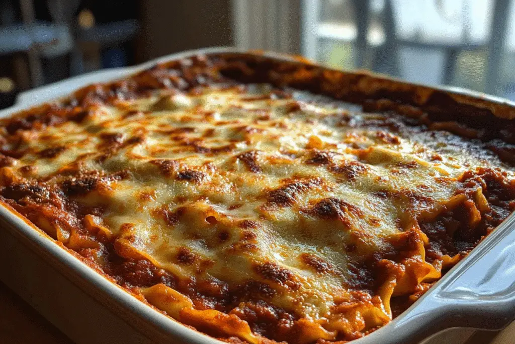 30 Minutes Ravioli Lasagna Bake