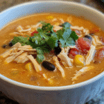 35 Minutes Creamy Chilis Chicken Enchilada Soup Recipe