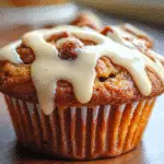 35 Minutes Pumpkin Cinnamon Roll Muffins