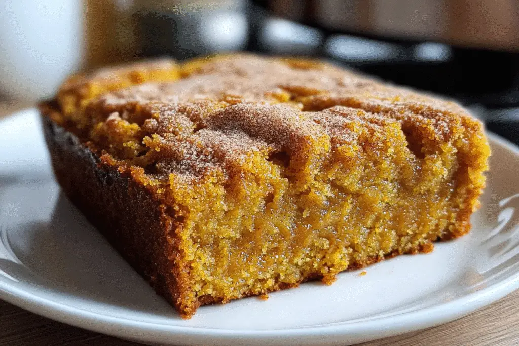 35 Minutes Pumpkin Snickerdoodle Snack Cake