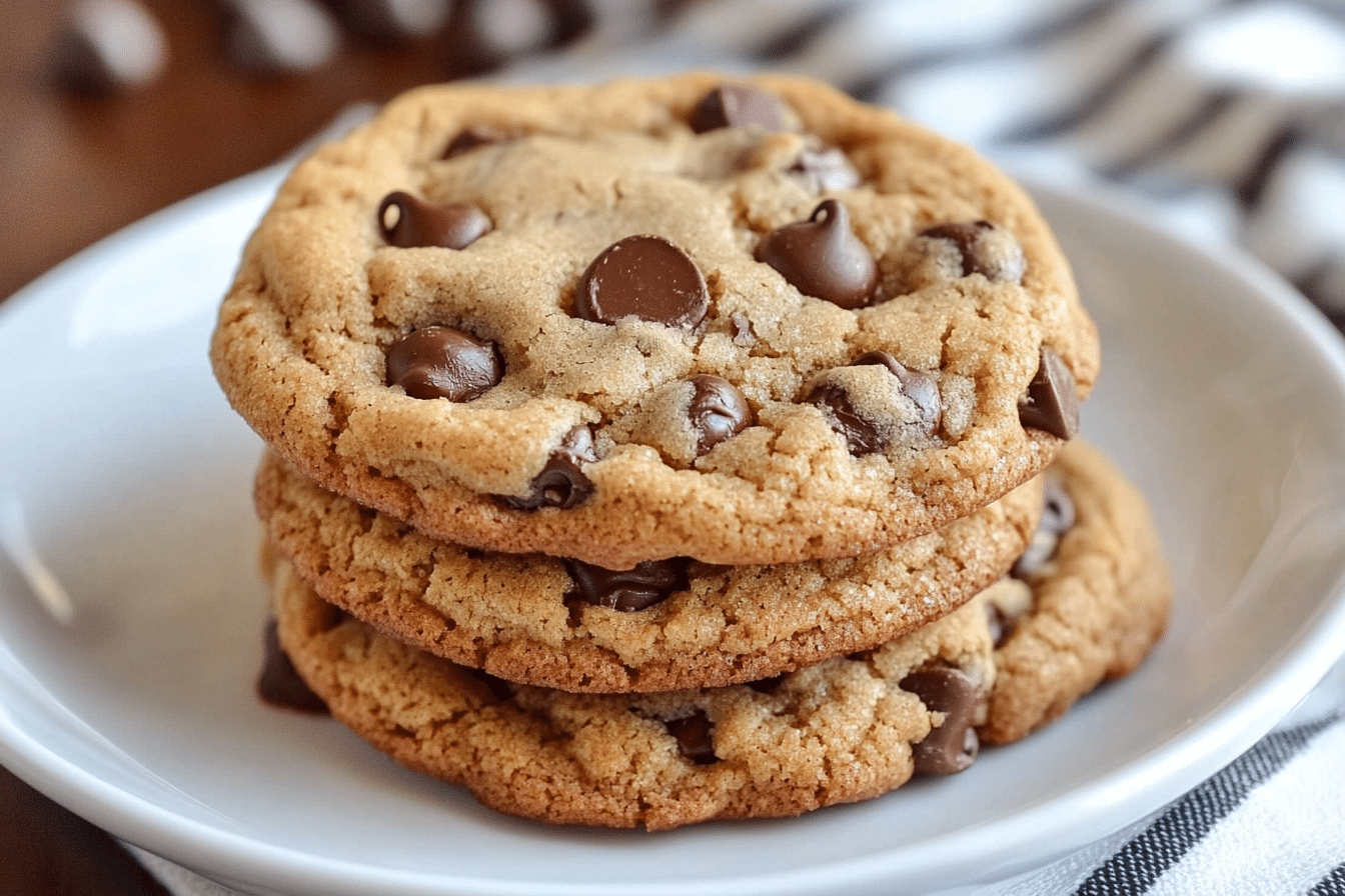 4-Ingredient Classic Chocolate Chip Cookies