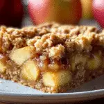 Apple Crisp Bars with Buttery Shortbread