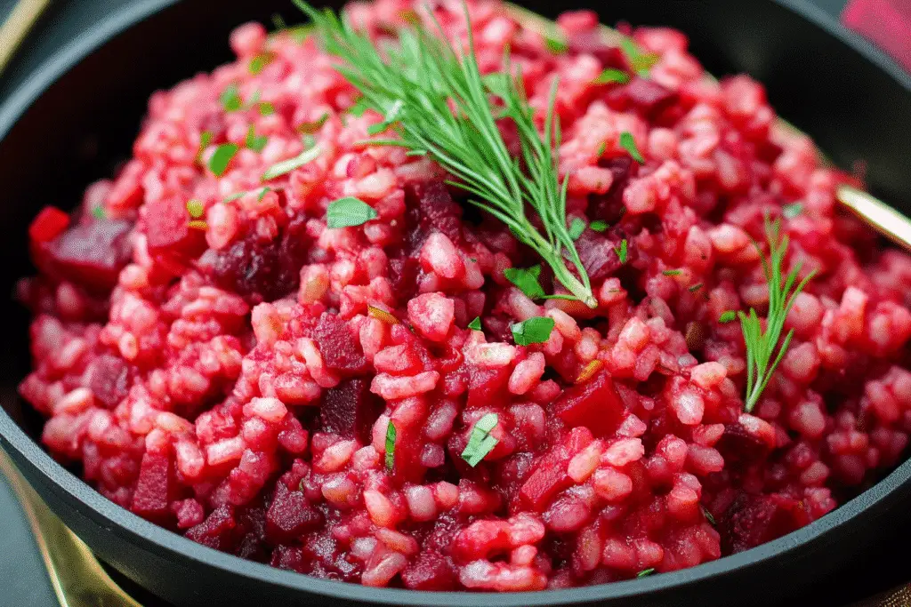 Beet Risotto Recipe