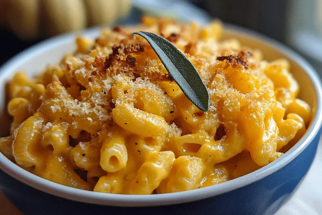 Creamy Pumpkin Mac and Cheese