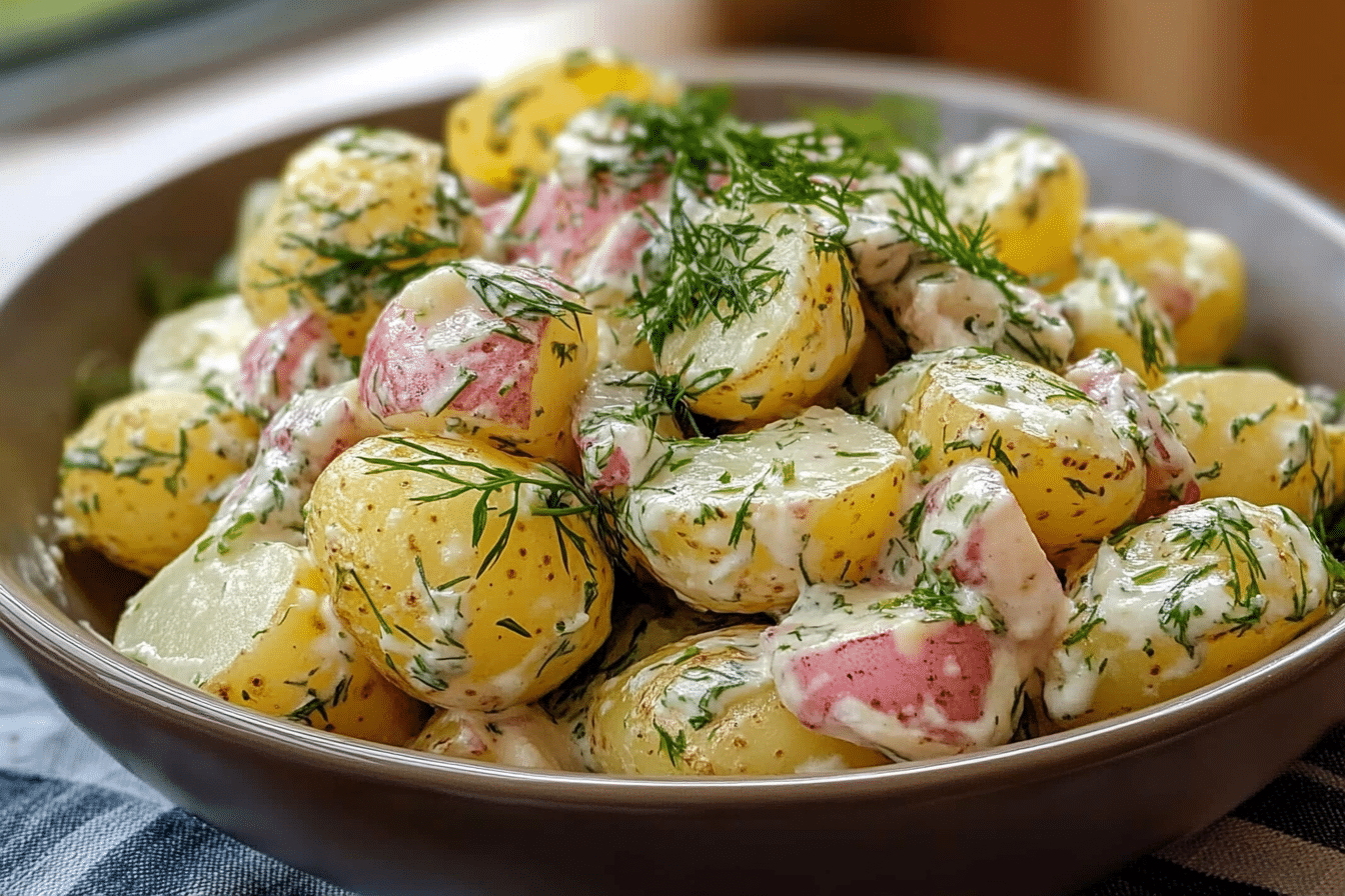Creamy Scandinavian Dill Potato Salad