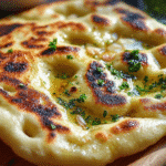 Fluffy Garlic Naan Bread Recipe