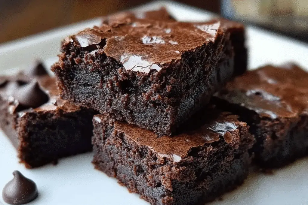 Fudgy Chocolate Zucchini Brownies