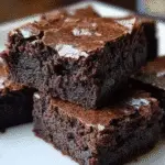 Fudgy Chocolate Zucchini Brownies