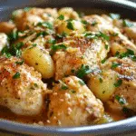 Garlic Parmesan Crockpot Chicken