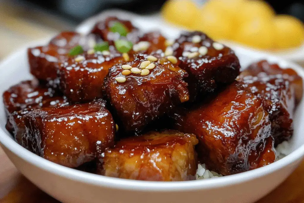 Irresistible Caramelized beef Belly Recipe