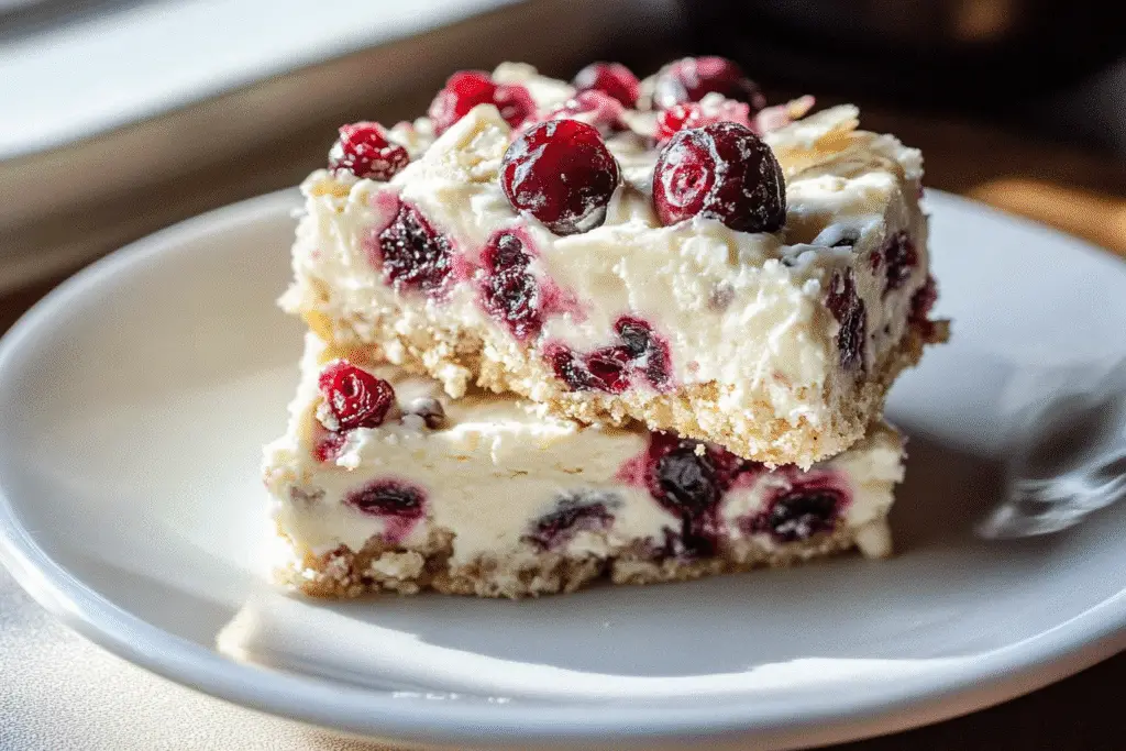Irresistible Cranberry Bliss Bars