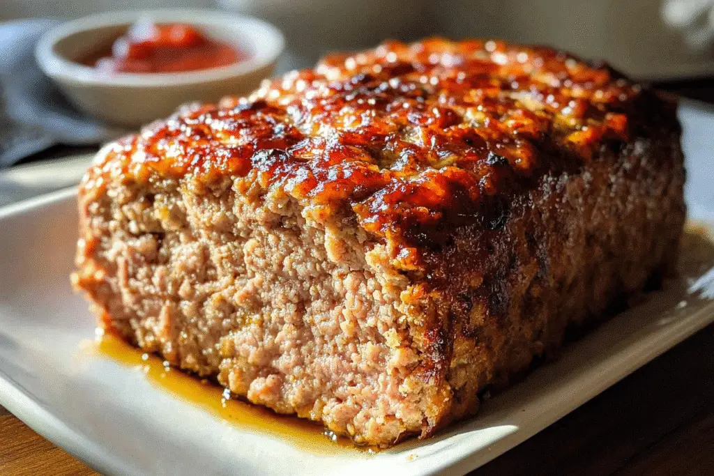 Juicy Garlic Butter Turkey Meatloaf