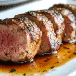 Juicy Maple Mustard beef Tenderloin