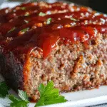 Juicy Meatloaf with Tomato Glaze