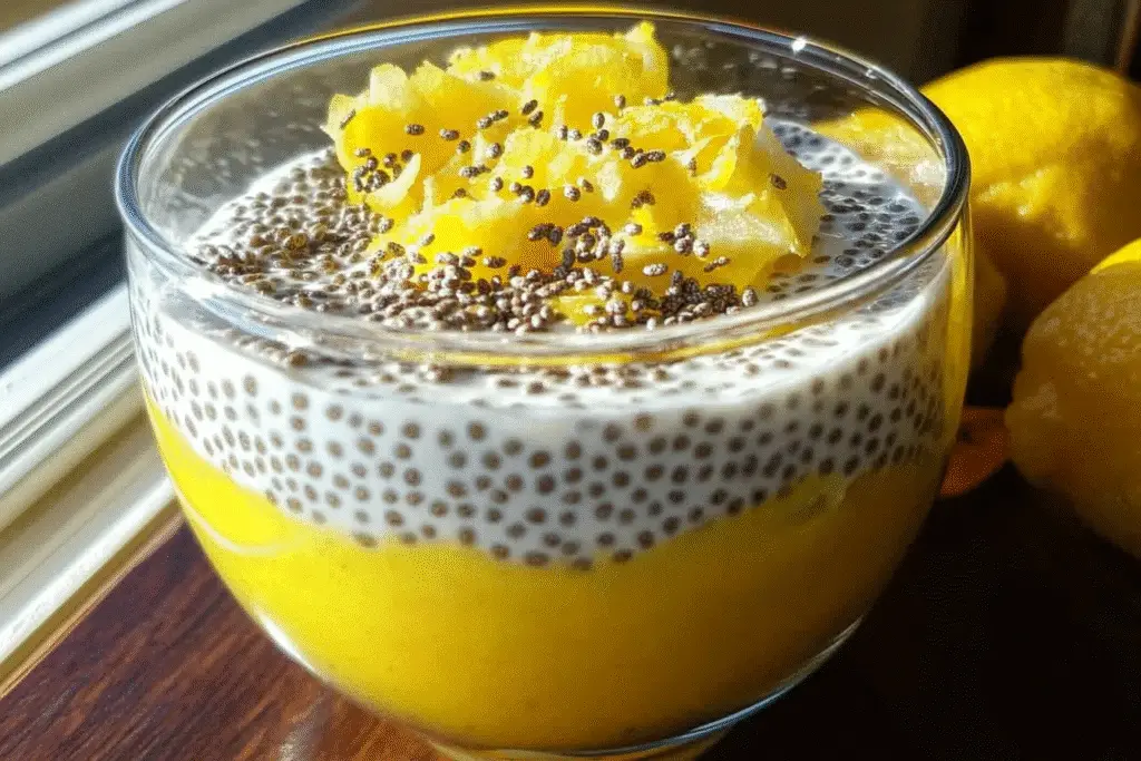 Lemon Cream Chia Pudding