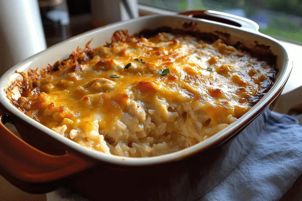 Mamaw’s Chicken and Rice Casserole