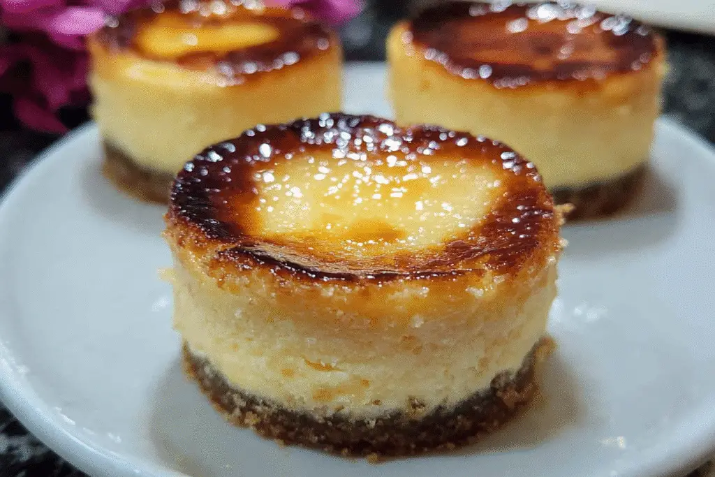 Mini Creme Brulee Cheesecake