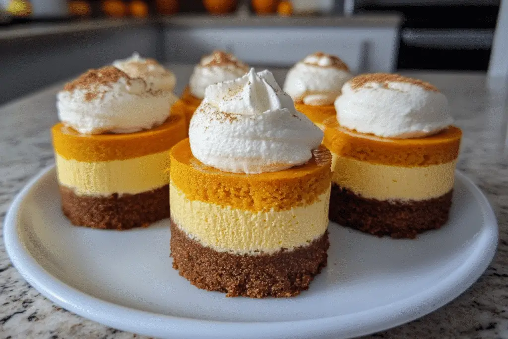 Mini Pumpkin Cheesecakes