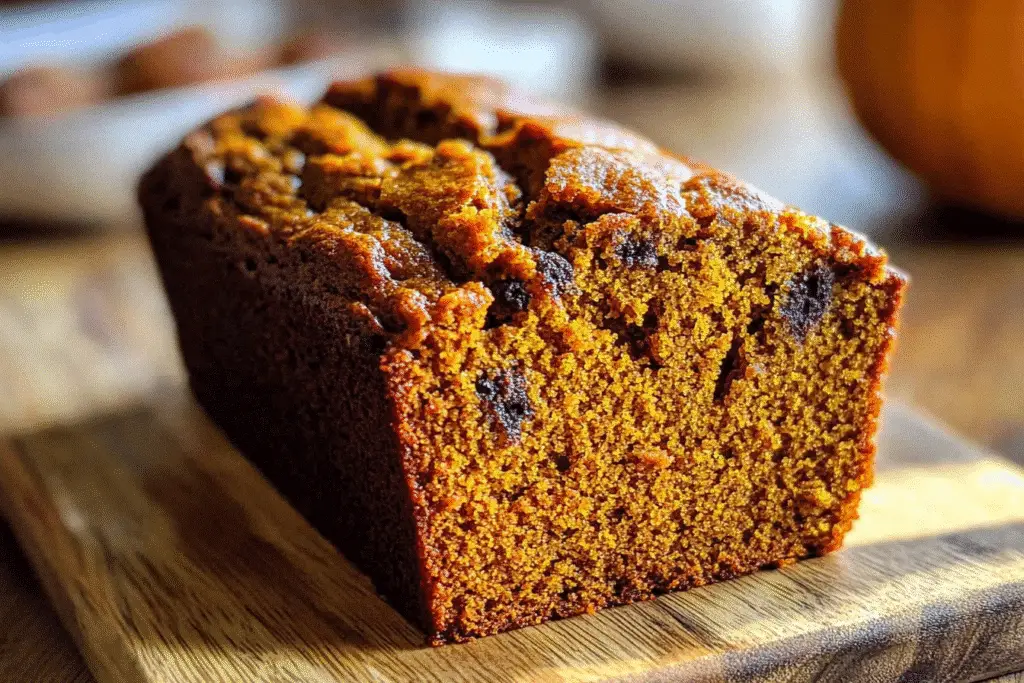 Moist Homemade Pumpkin Bread