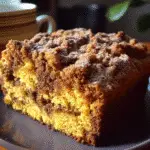 Moist Pumpkin Coffee Cake with 5-Star Cinnamon Streusel
