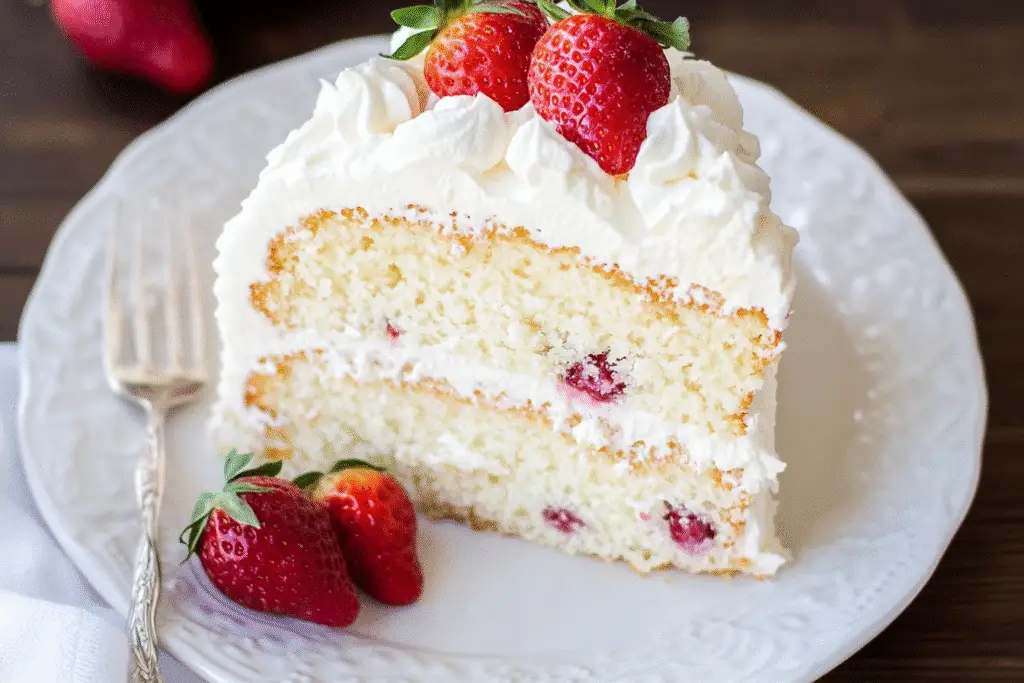 Naked Cake Recipe with Whipped Cream