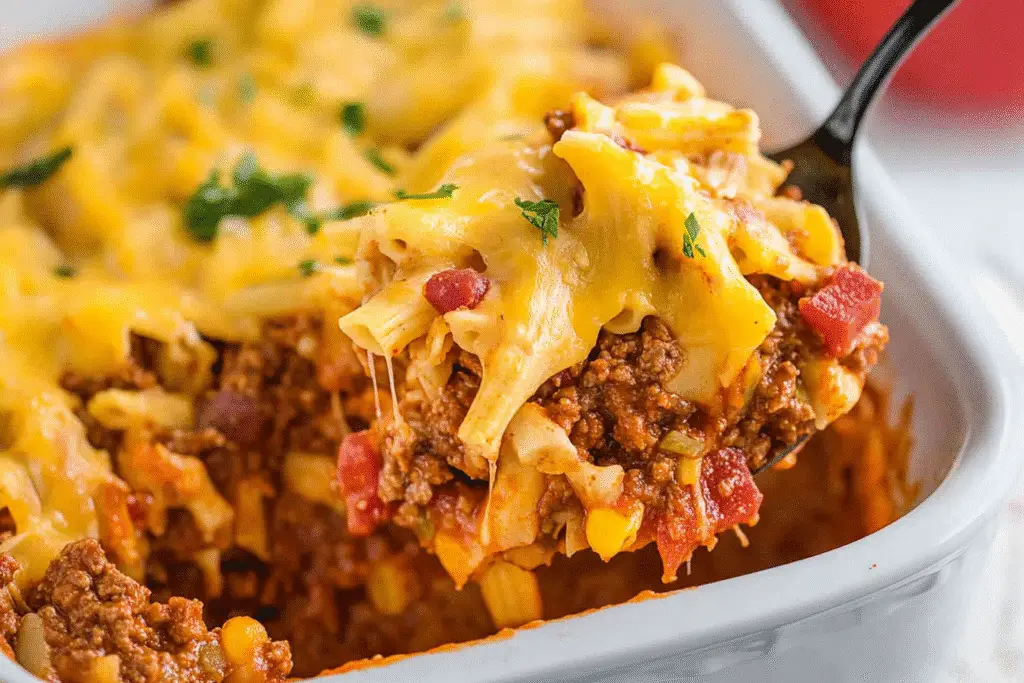 Sloppy Joe Casserole Recipe