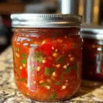 Spicy Tomato Salsa Canning