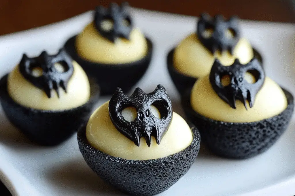 Spooky Halloween Deviled Eggs